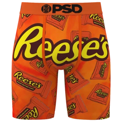 Psd Mens  Reeses Cups Underwear In Orange