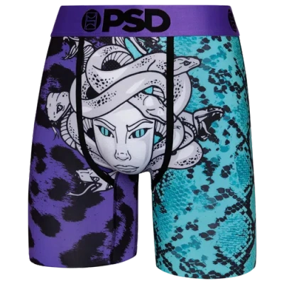 Psd Mens  Snake Eyes Underwear In Purple/teal/grey