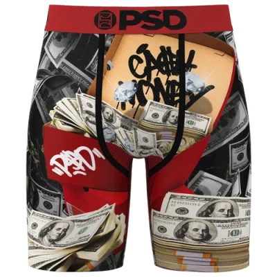 Psd Mens  Stash Box Underwear In Black/red