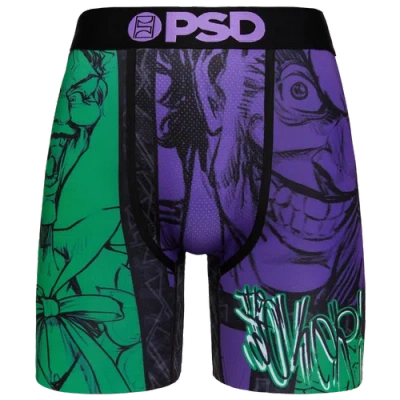 Psd Mens  The Joker Split Underwear In Green/purple