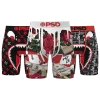 Psd Mens  Tough Love 3 Pack In Red/white/pink