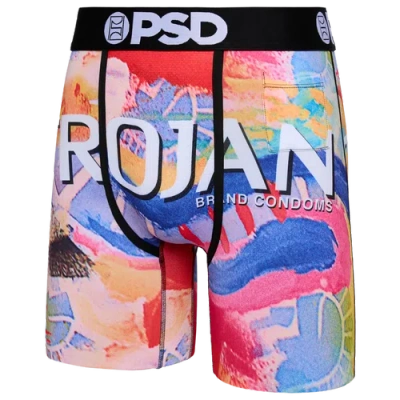 Psd Mens  Trojan Nirvana Underwear In Yellow/black/red