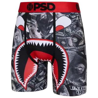 Psd Mens  Warface Money Shreds Underwear In Red/white/black