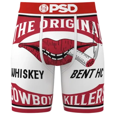 Psd Mens  Whiskey Killers Underwear In Red