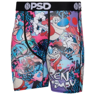 Psd Mens  You Eeediot Underwear In Pink/blue/black