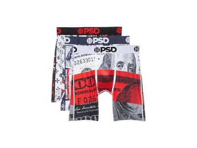 Psd Retro Rich Underwear Men's Multi Stretch Boxer Brief 3-pack App1727
