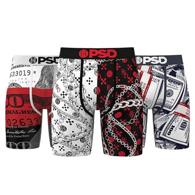 Psd Retro Rich Underwear Men Multicolor Stretch Boxer Brief 3-pack App 53