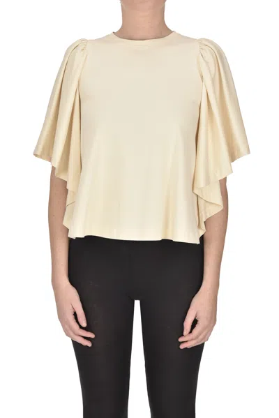 Psophia Batwing Sleeves T-shirt In Neutral
