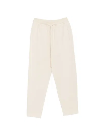 Psophia Drawstring Elasticated-waist Track Pants In Neutral