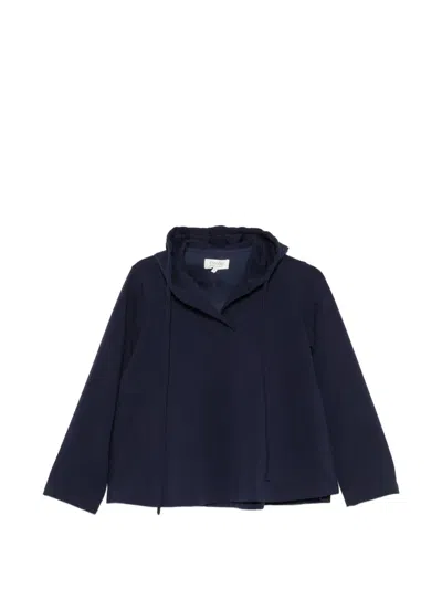 Psophia Drawstring-fastening Hoodie In Blue