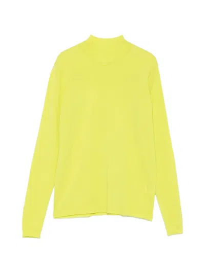Psophia High-neck Sweater In Yellow