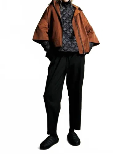 Psophia Hoodie Jacket In Honey In Gold