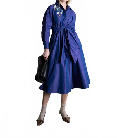 Psophia Hyacinth Dress In Blue