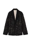 Psophia Leopard-jacquard Blazer In Multi