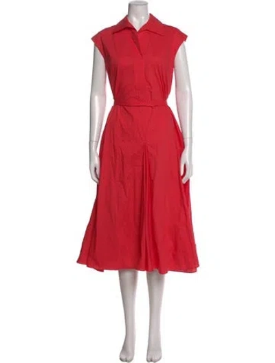 Pre-owned Psophia Long Dress In Pink