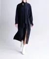 Psophia Maxi Tie Dress In Black In Black