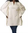 Psophia Mini Swing V- Neck Tunic - Plus In Ivory In White