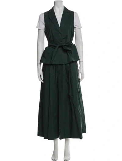 Pre-owned Psophia Pant Set In Green