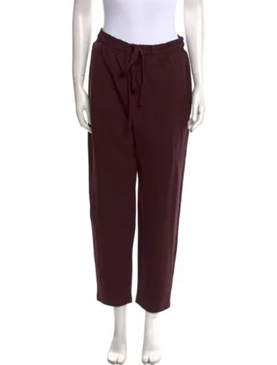 Pre-owned Psophia Straight Leg Pants W/ Tags In Burgundy