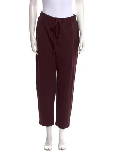 Pre-owned Psophia Straight Leg Pants W/ Tags In Burgundy