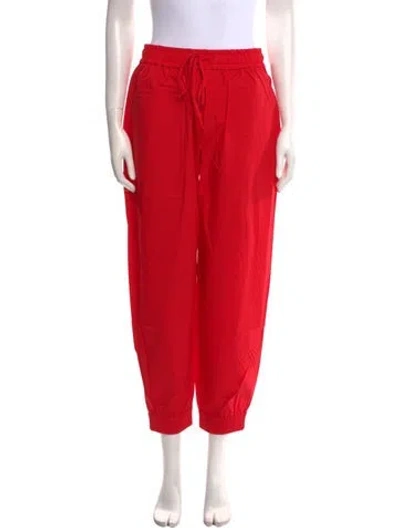 Pre-owned Psophia Straight Leg Pants W/ Tags In Red