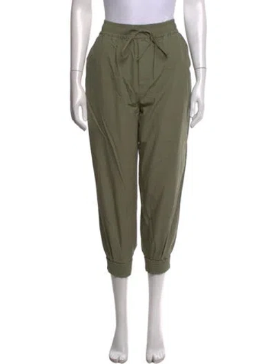Pre-owned Psophia Wide Leg Pants In Green
