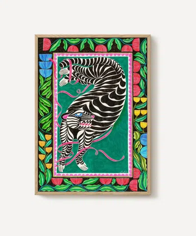 Pstr Studio Carla Petelski The Acrobate Framed Print