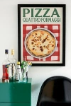 Pstr Studio Elin Pk Pizza Quattro Formaggi Art Print At Urban Outfitters