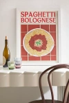 Pstr Studio Elin Pk Spaghetti Bolognese Art Print At Urban Outfitters