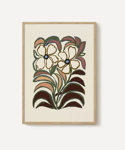 Pstr Studio La Poire Mahogan Framed Print