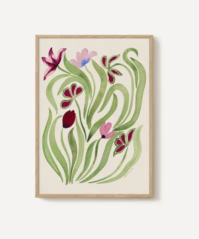 Pstr Studio La Poire New Tulips Framed Print
