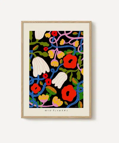 Pstr Studio Madelen M'llard Wild Flowers Framed Print