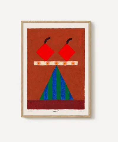 Pstr Studio Matias Larrain Valance Framed Print