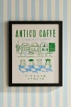 Pstr Studio Phthalo Ruth Antico Caffe Art Print At Urban Outfitters In Neutral