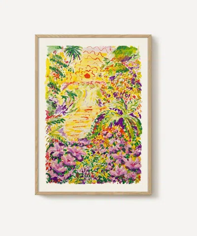 Pstr Studio Dressing Gownrt M'llard Waterfall Framed Print