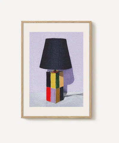 Pstr Studio Roxanne Bayman Ceramic Lamp Framed Print