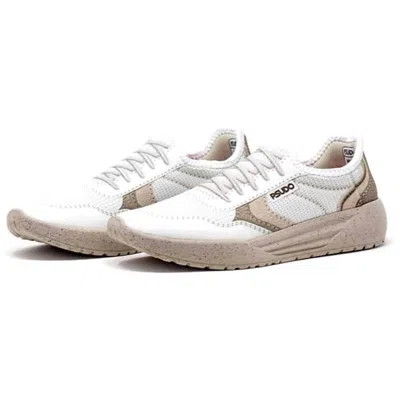 Psudo Men's Court Sneaker In Cambridge White/tan In Multi