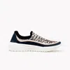 Psudo Women Racer Shoes In Natural Snake In Multi