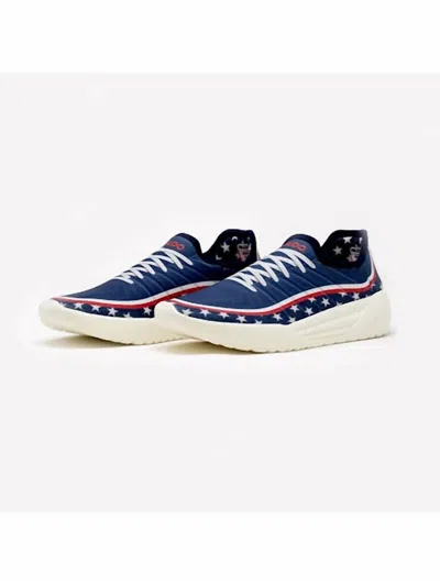 Psudo Women's Racer Sneakers In Americana In Multi