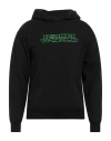 Psych World Man Sweatshirt Black Size S Cotton In Black