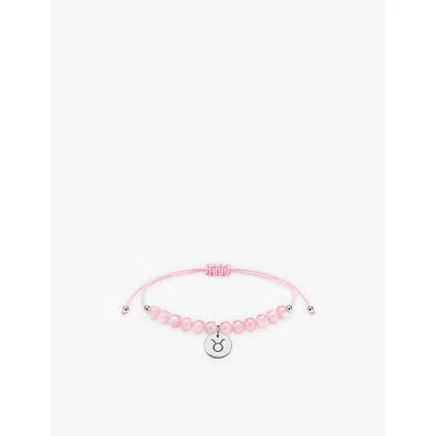 Psychic Sisters Womens Zodiac Crystal Bracelet Taurus In Transparent