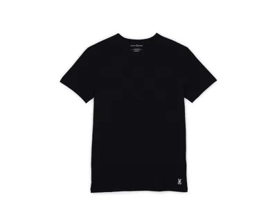 Psycho Bunny 2-pack V-neck Underwear Tee Men's Clothing Black: Sm