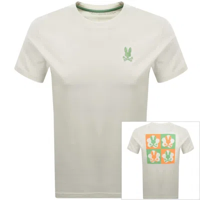 Psycho Bunny Aiden Back Graphic T Shirt White
