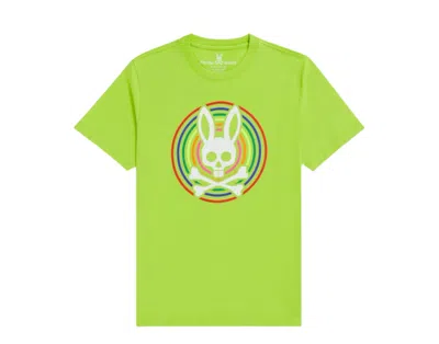 Psycho Bunny Andrew Acid Lime Men's Big & Tall Tee Shirt B9u241s1pc-acl In Green