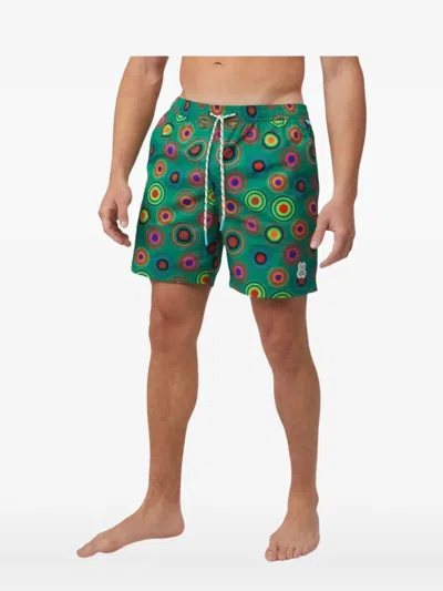 Psycho Bunny Andrew Swim Shorts In Green