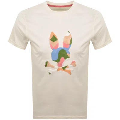 Psycho Bunny Ara Graphic T Shirt Cream In White