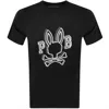 Psycho Bunny Bales T Shirt Black In Black
