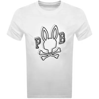 Psycho Bunny Bales T Shirt White