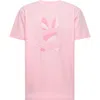 Psycho Bunny Baxter Embroidered Graphic T-shirt In Romance Rose