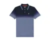 Psycho Bunny Bayles Ombre Polo Big Country Blue Shirt B6k301q1pc-bcu In Blue